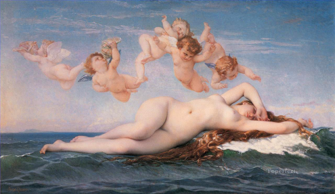 The Birth of Venus Alexandre Cabanel nude Oil Paintings